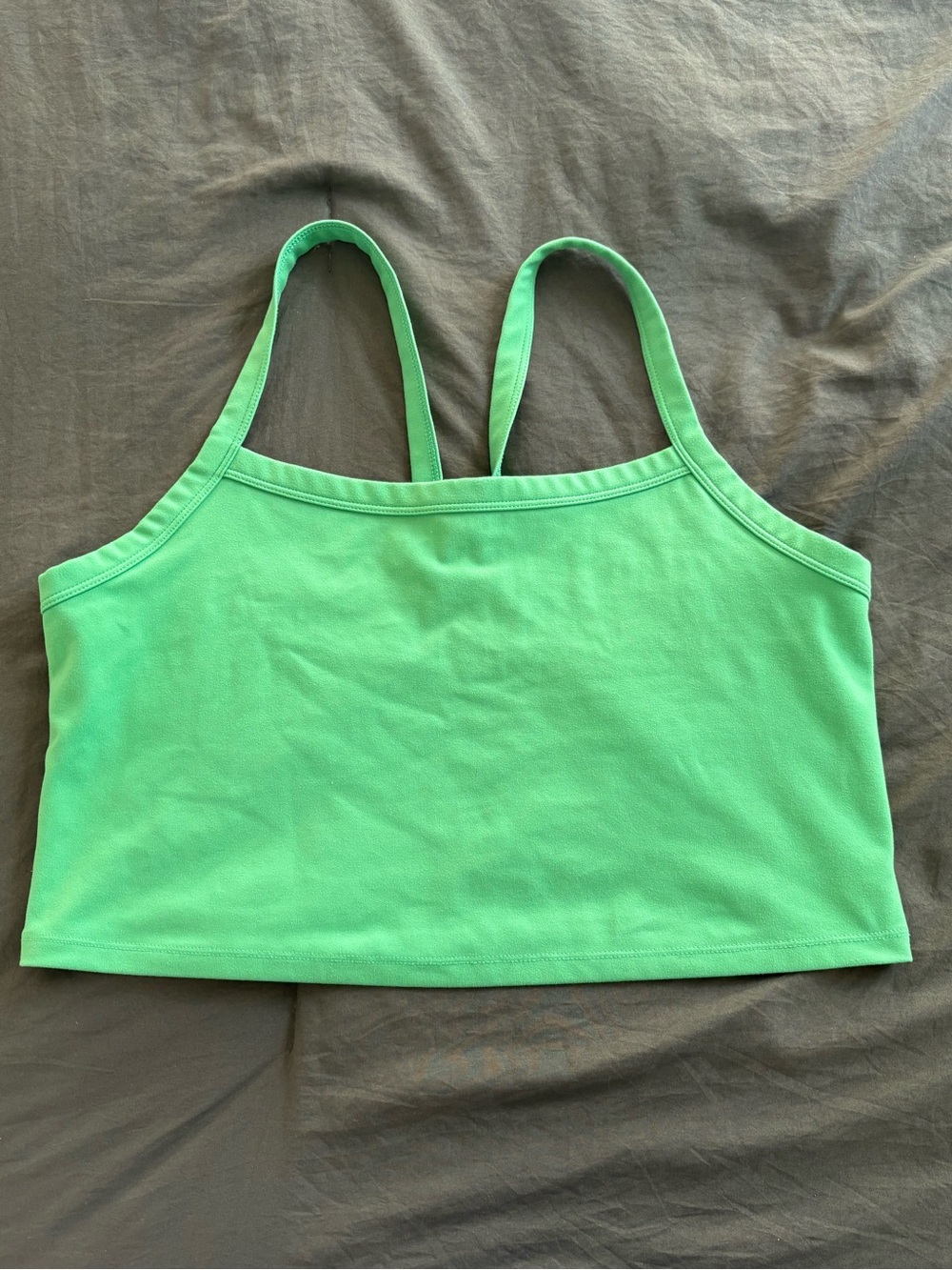 wild fable Green Scoop Cropped Tank